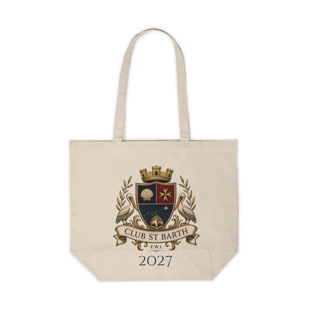 Club St Barth Canvas Shopping Tote