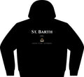 Club St Barth Crest Hoodie. F.W.I. - Unisex Full-Zip