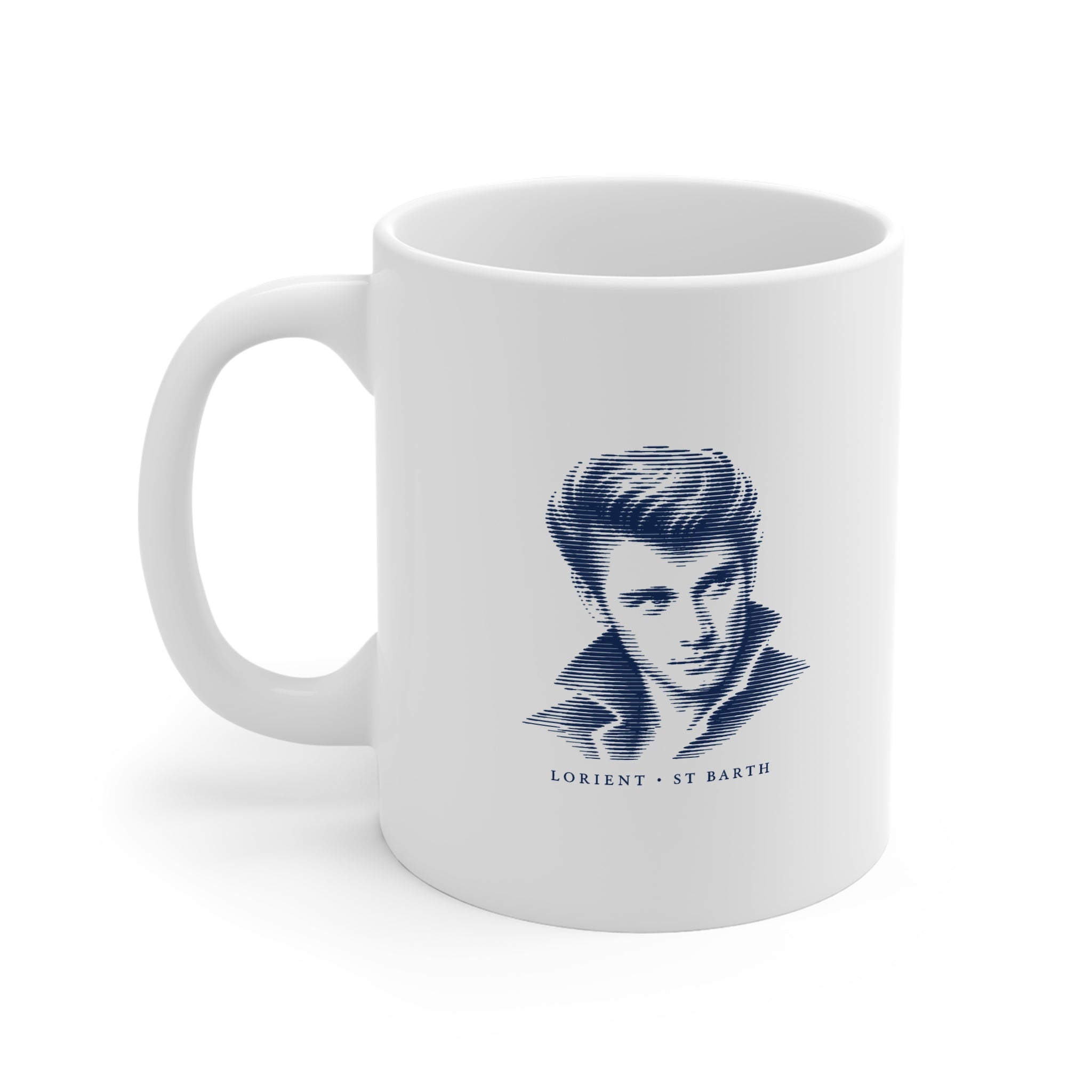 Lorient St Barth White Coffee Mug