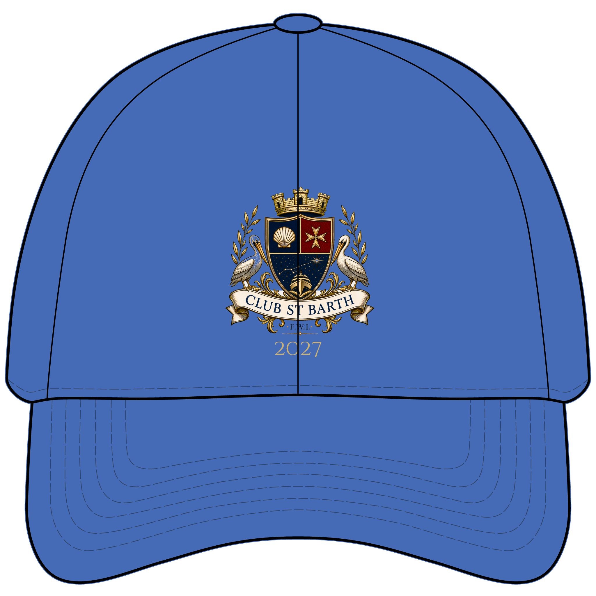Club St Barth Crest Cap — F.W.I.