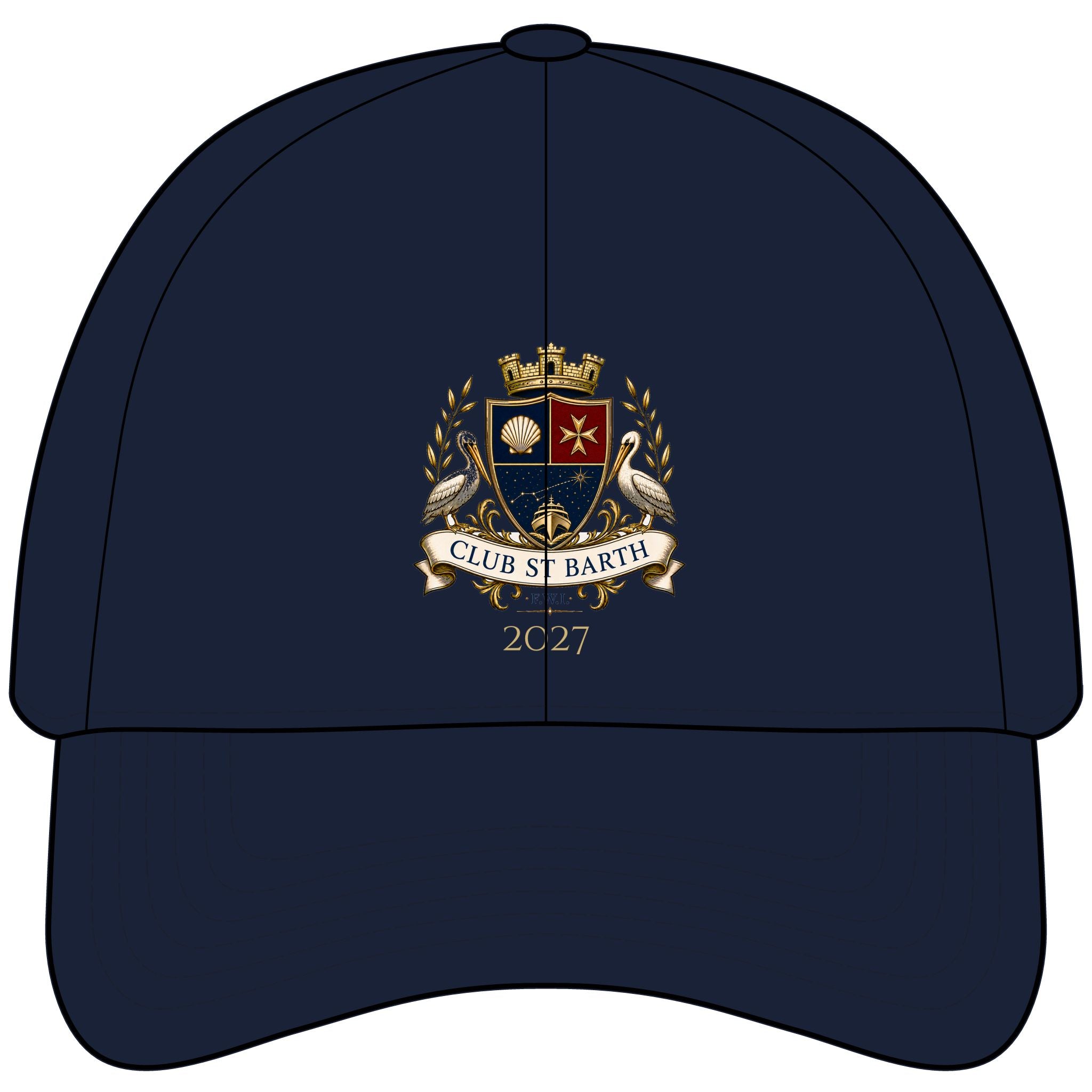 Club St Barth Crest Cap — F.W.I.