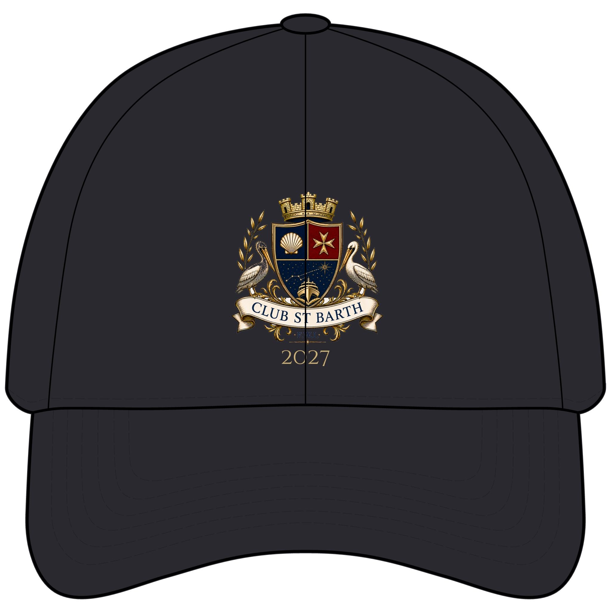Club St Barth Crest Cap — F.W.I.