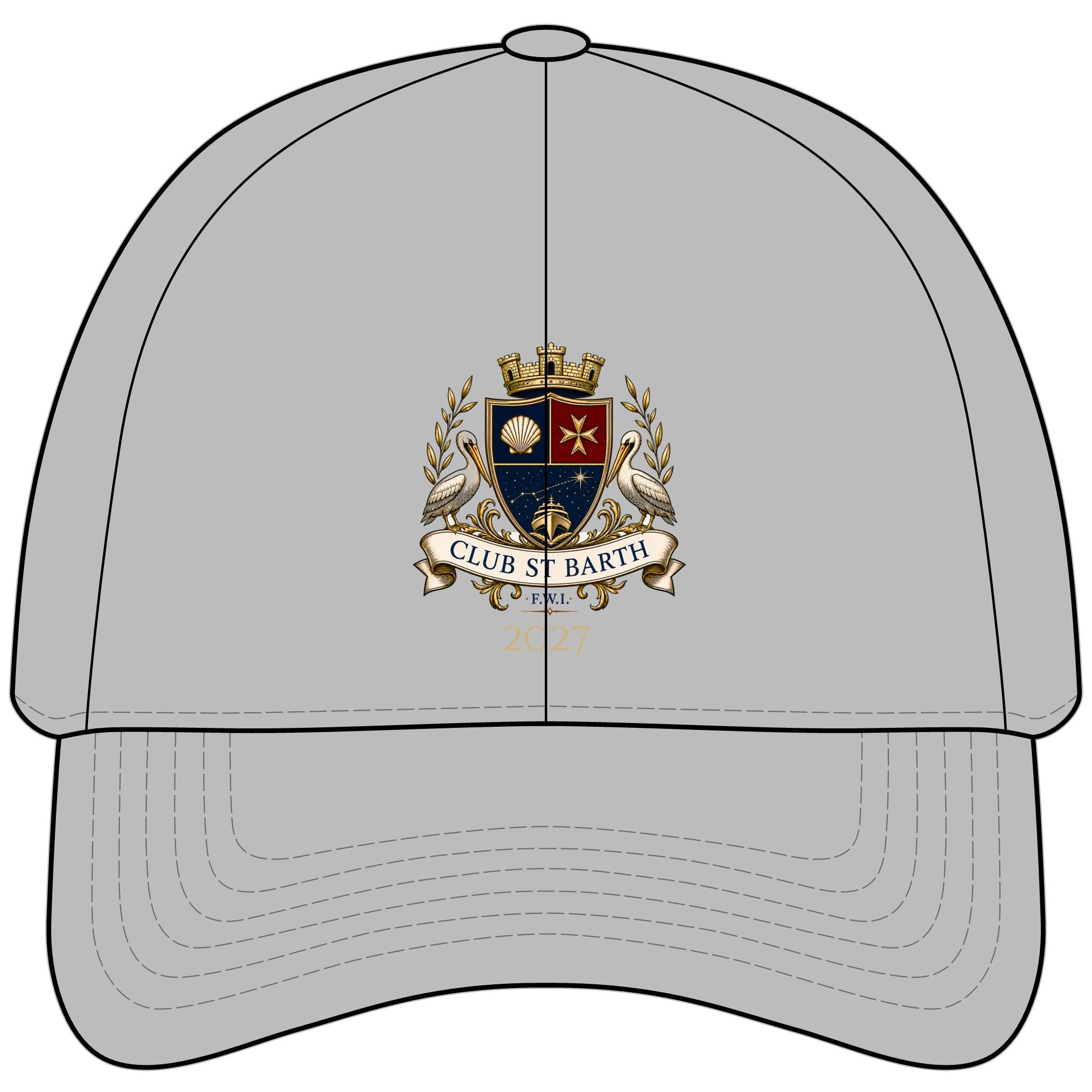 Club St Barth Crest Cap — F.W.I.
