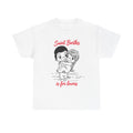 St Barth is For Lovers Heavy Cotton Tee - Red Lettering