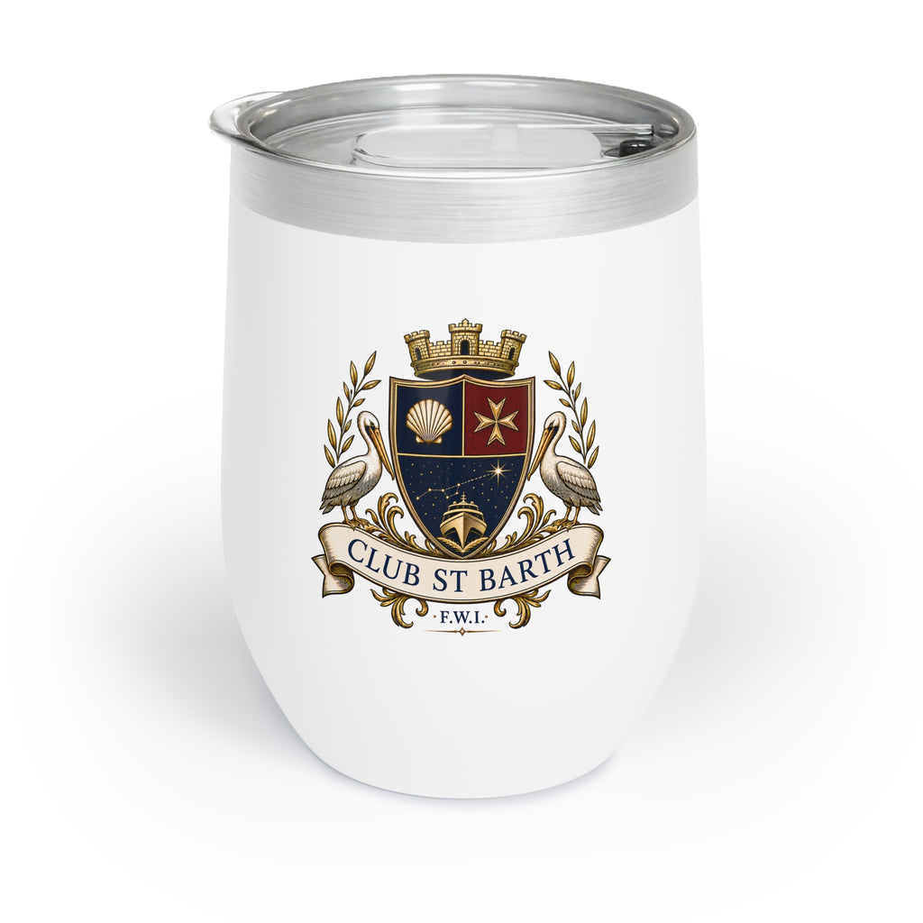Club St. Barth Crested Chill Wine Tumbler