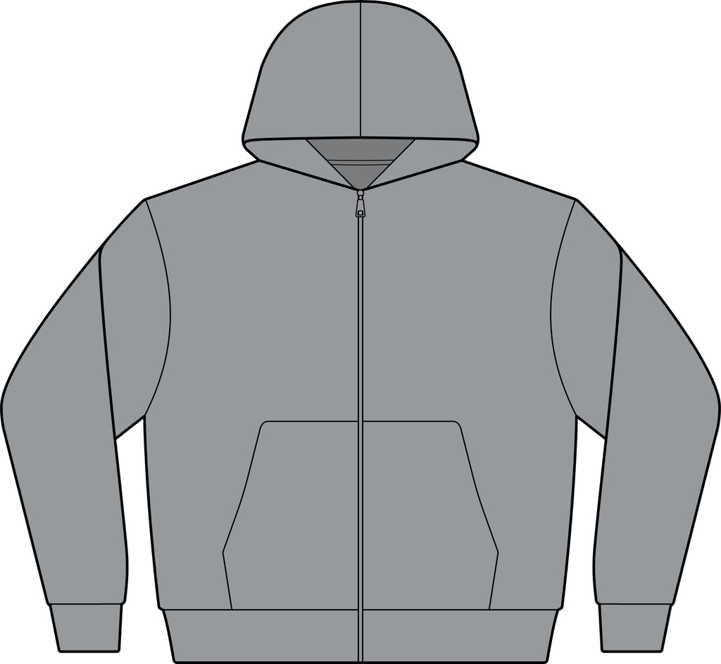 Club St Barth Crest Hoodie. F.W.I. - Unisex Full-Zip