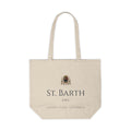 Club St Barth Crest Canvas Shopping Tote. — F.W.I.