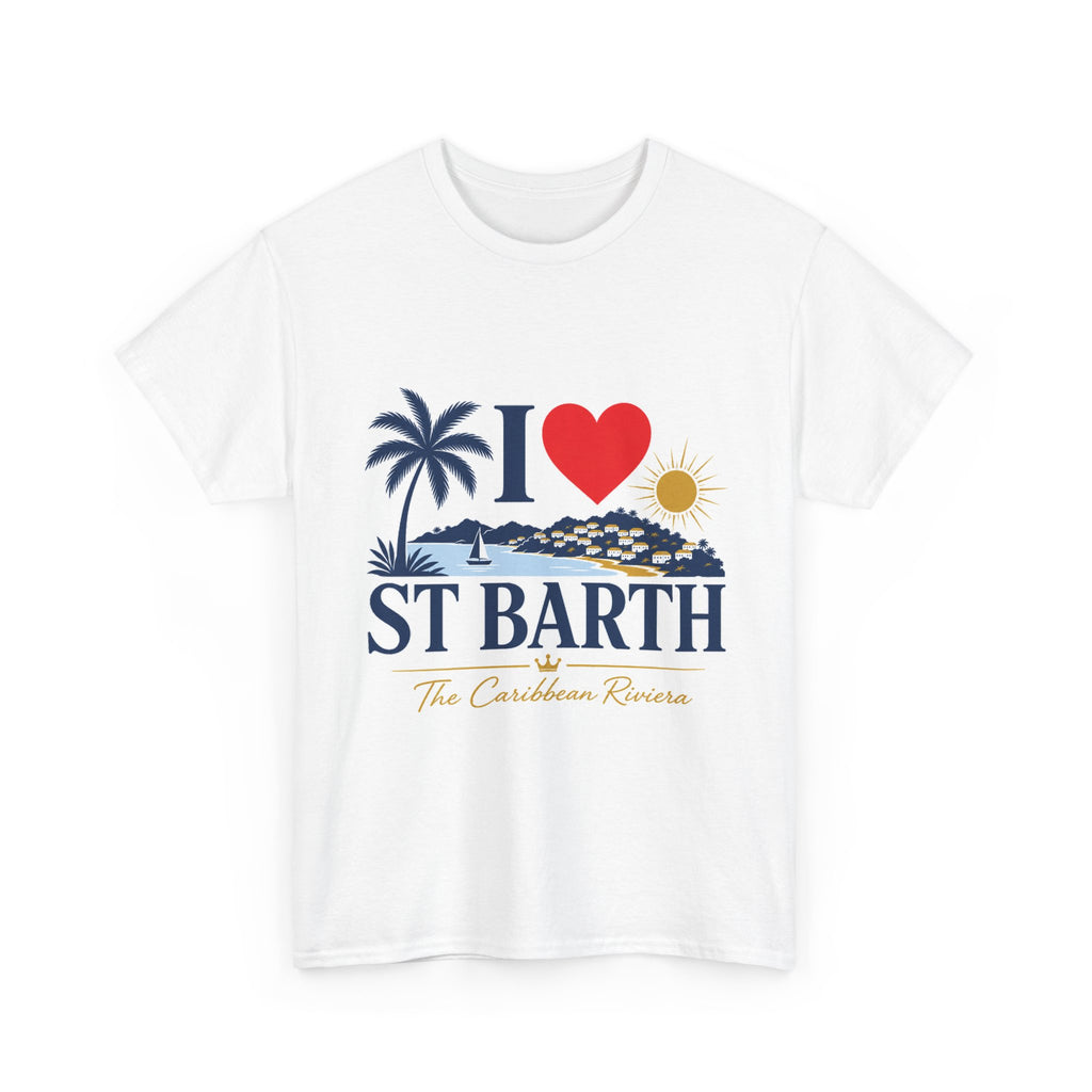 I Love St Barth Unisex Heavy Cotton Tee