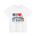 I Love St Barth Unisex Heavy Cotton Tee