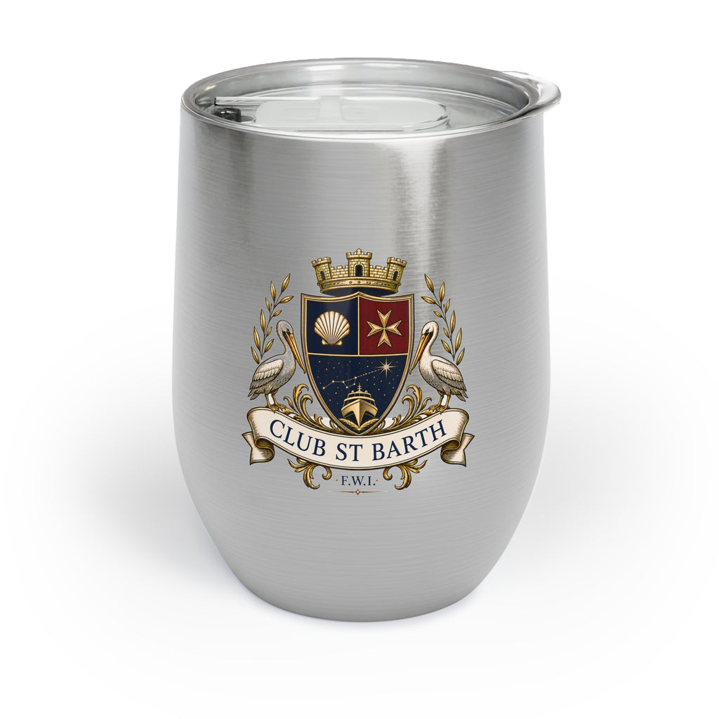 Club St. Barth Crested Chill Wine Tumbler