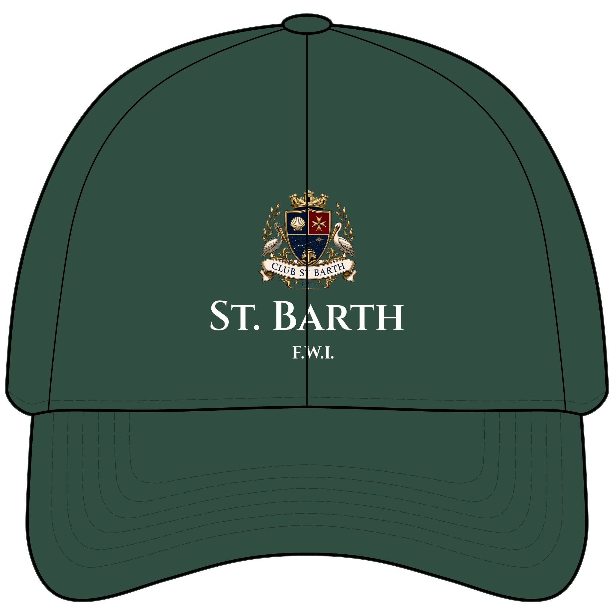 St Barth Crest Cap Colored — F.W.I.