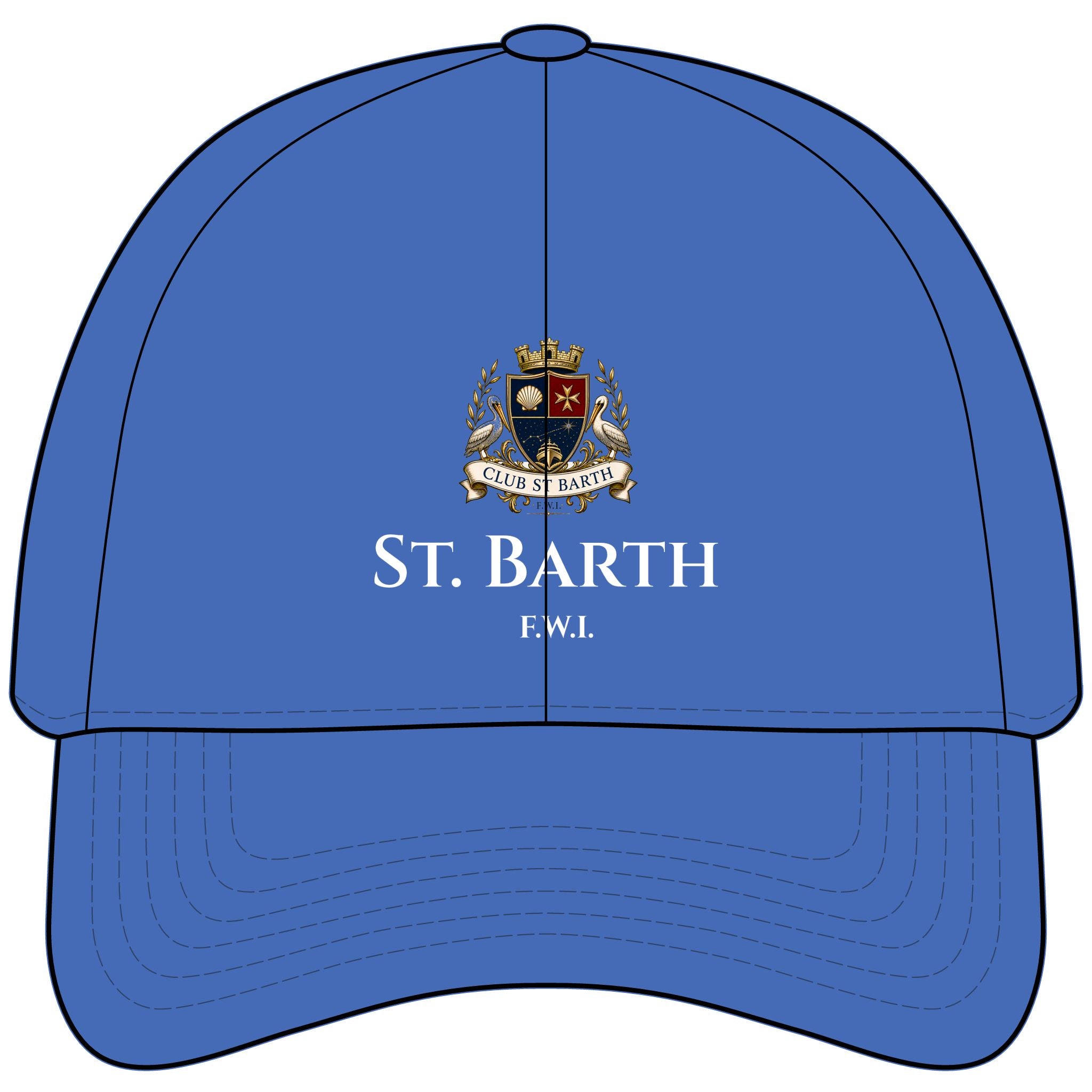 St Barth Crest Cap Colored — F.W.I.