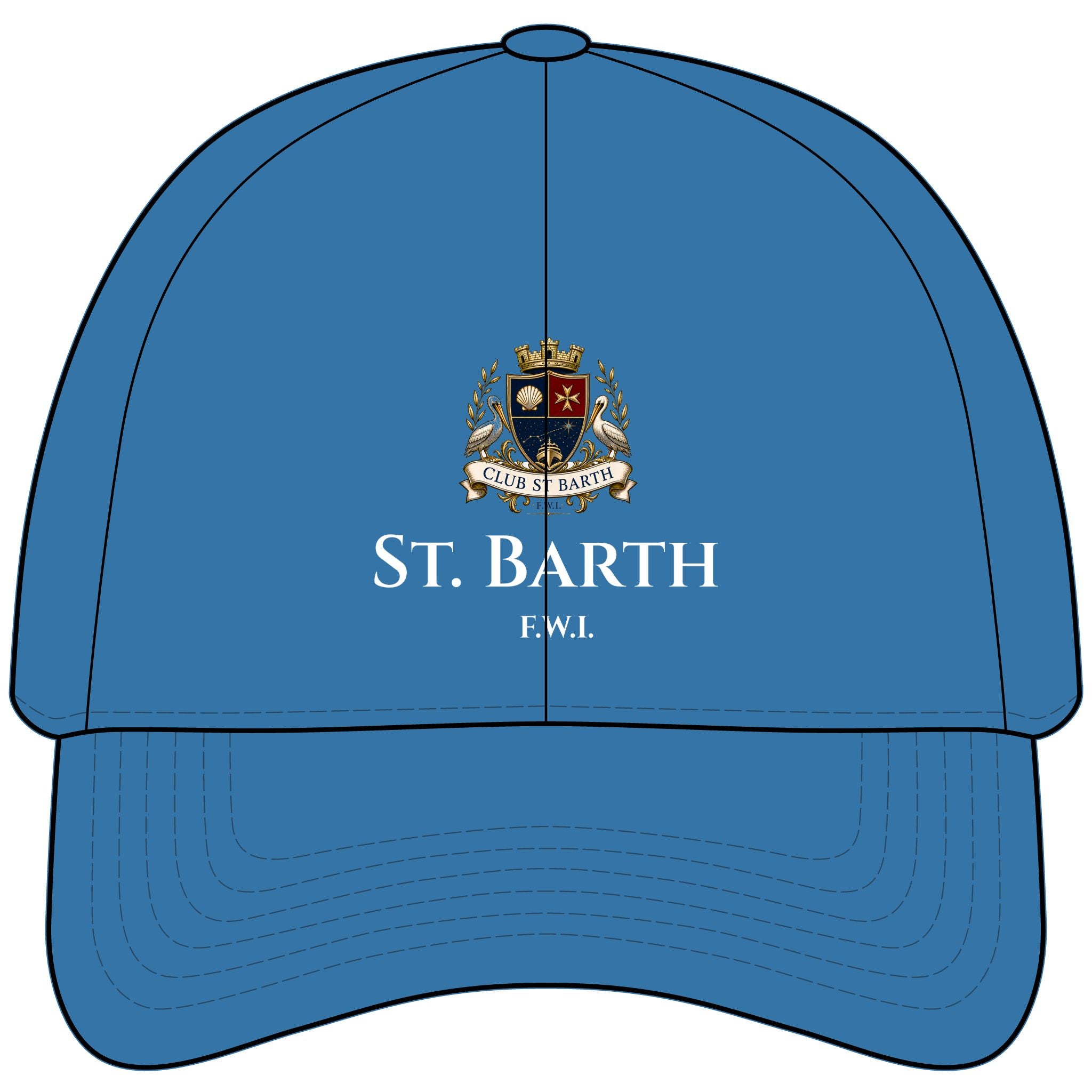 St Barth Crest Cap Colored — F.W.I.