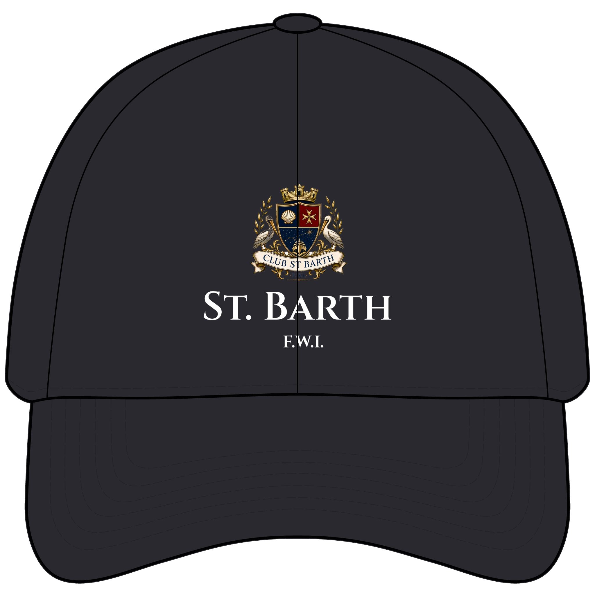 St Barth Crest Cap Colored — F.W.I.