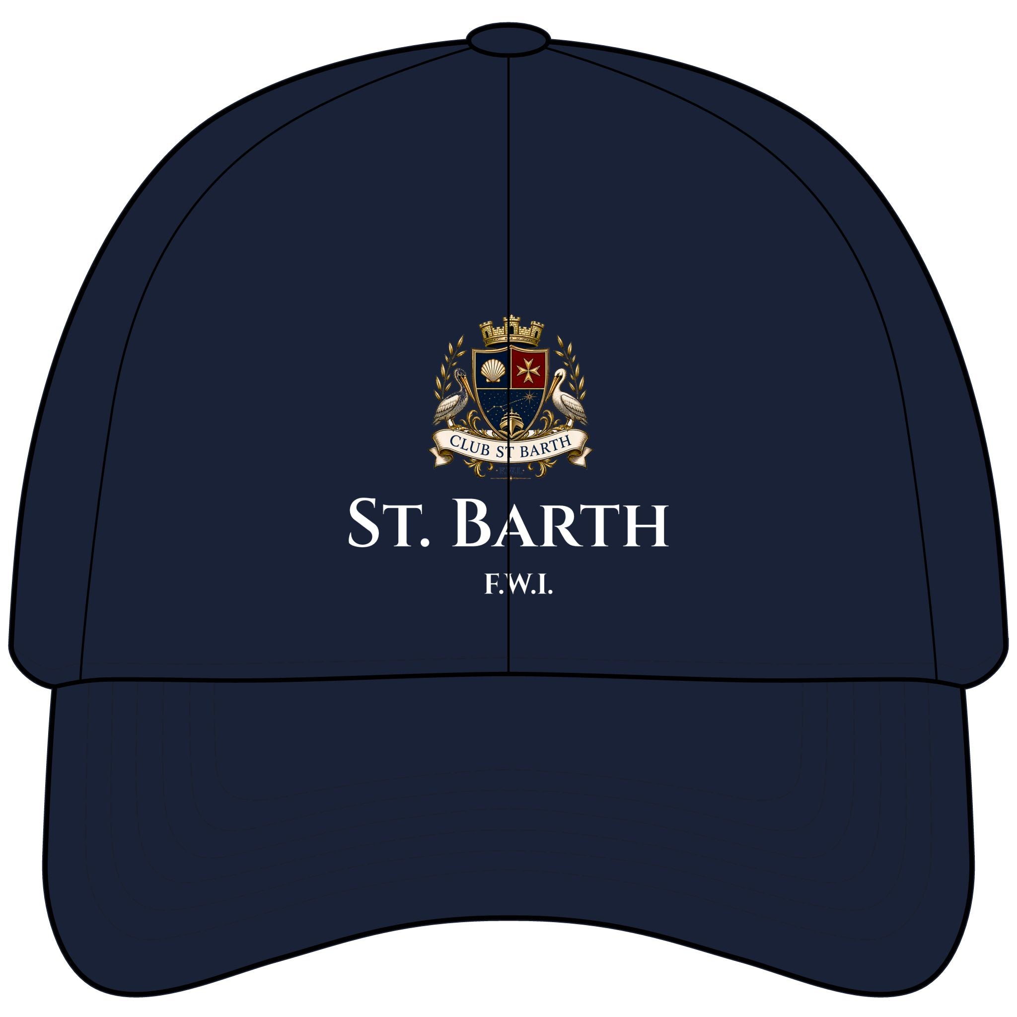 St Barth Crest Cap Colored — F.W.I.