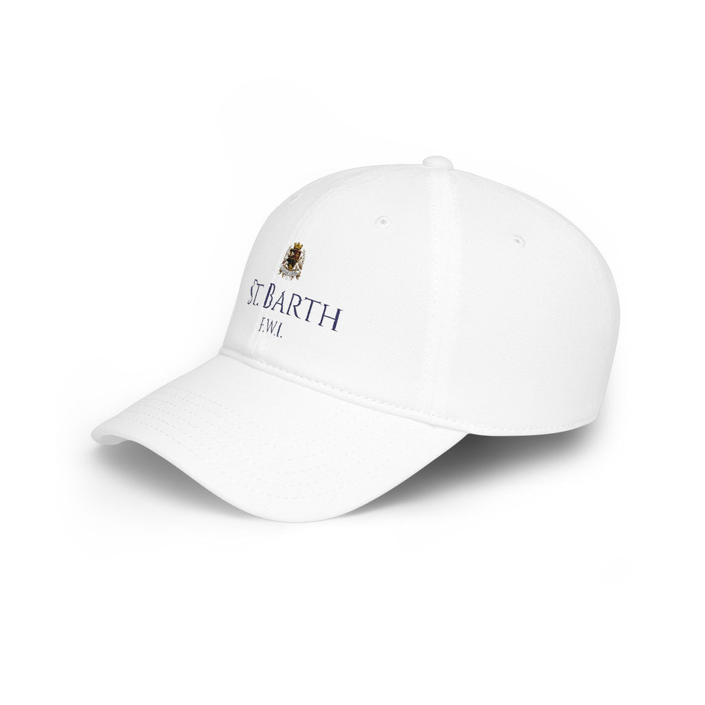 Club St Barth Crest Open Back Cap White
