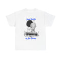 St Barth is For Lovers Heavy Cotton Tee - Blue Lettering