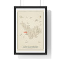 Saint-Barthélemy Nautical Chart — St Barth Map Print