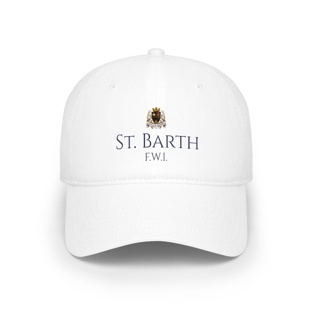 Club St Barth Crest Open Back Cap White