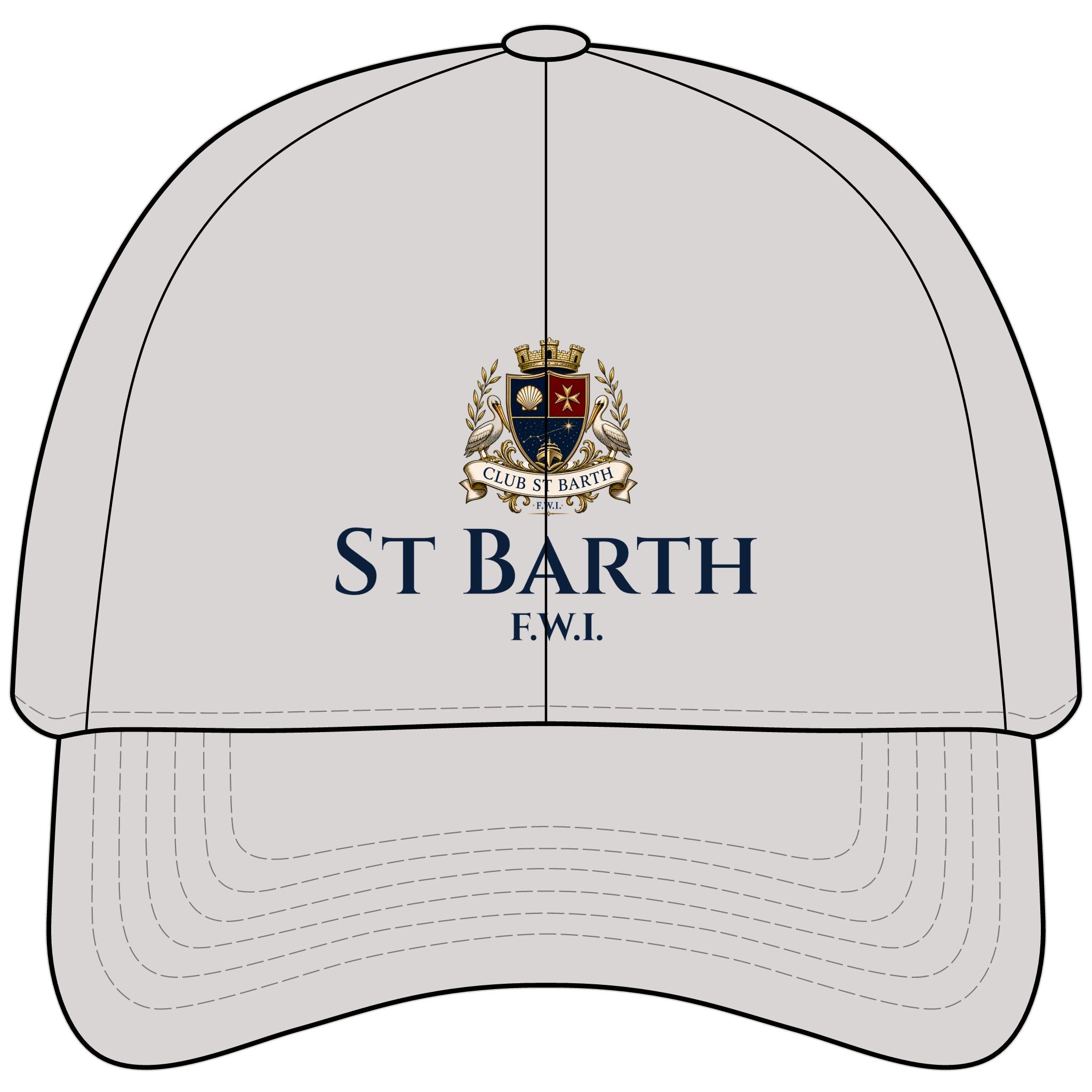 Copy of Club St Barth Crest Cap — F.W.I.